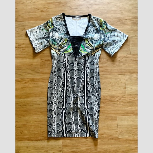 Roberto Cavalli Animal Print Knee Length Dress - Picture 3 of 10